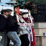 Students Enjoying in Christmas Event