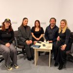 Lefke Avrupa Üniversitesi Öğrenciler Oyuncu Emre Kınay ile röportaj yapıyor.