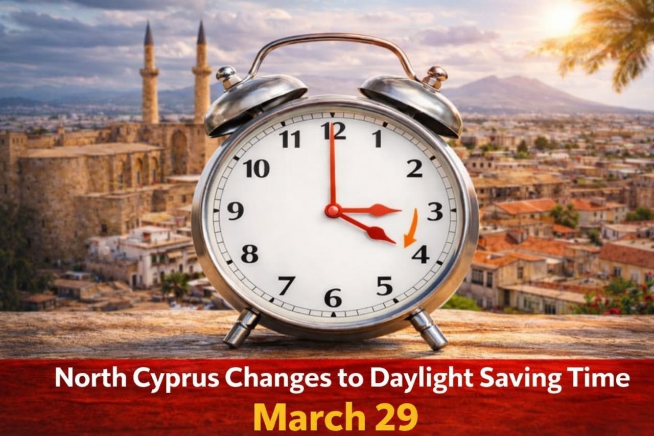 North Cyprus Transitions to Summer Time on Sunday, 29 March 2026